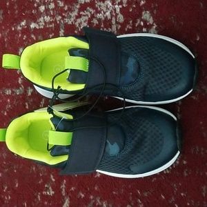 NWT Size 2 All in Motion Blue and Neon  Green/Yellow Sneakers